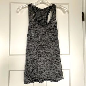 Under Armour Steel Grey Racerback Tank Too